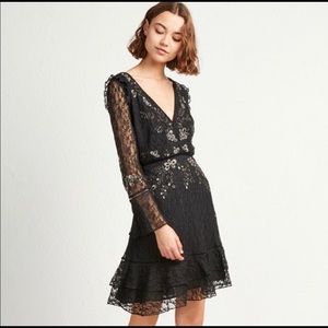 French Connection Lace A-Line Dress